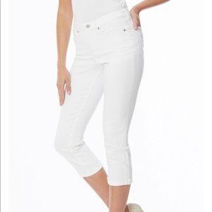 NYDJ white skinny jeans